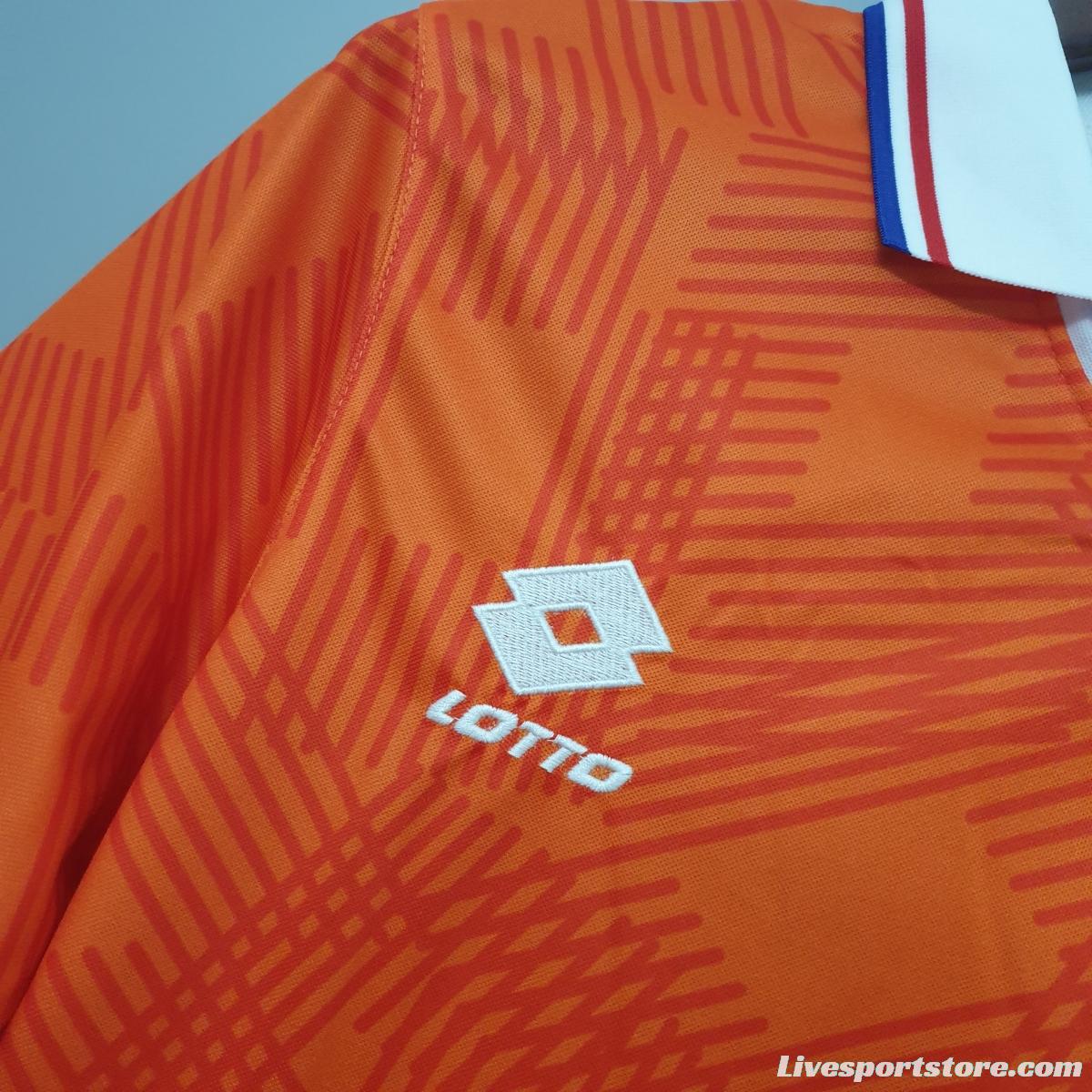 Netherlands 1991 retro shirt home Soccer Jersey