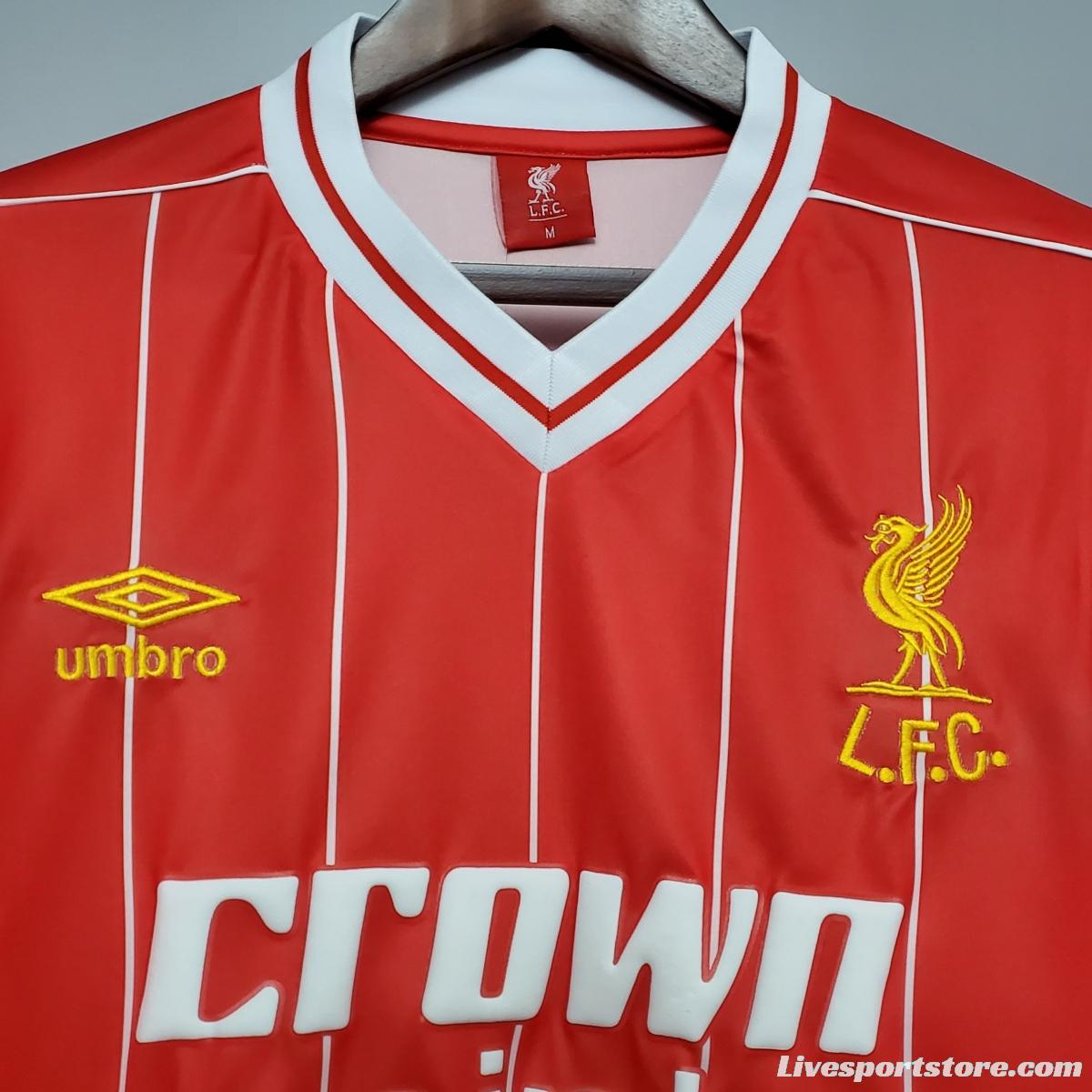 Retro 1984 Liverpool home Soccer Jersey