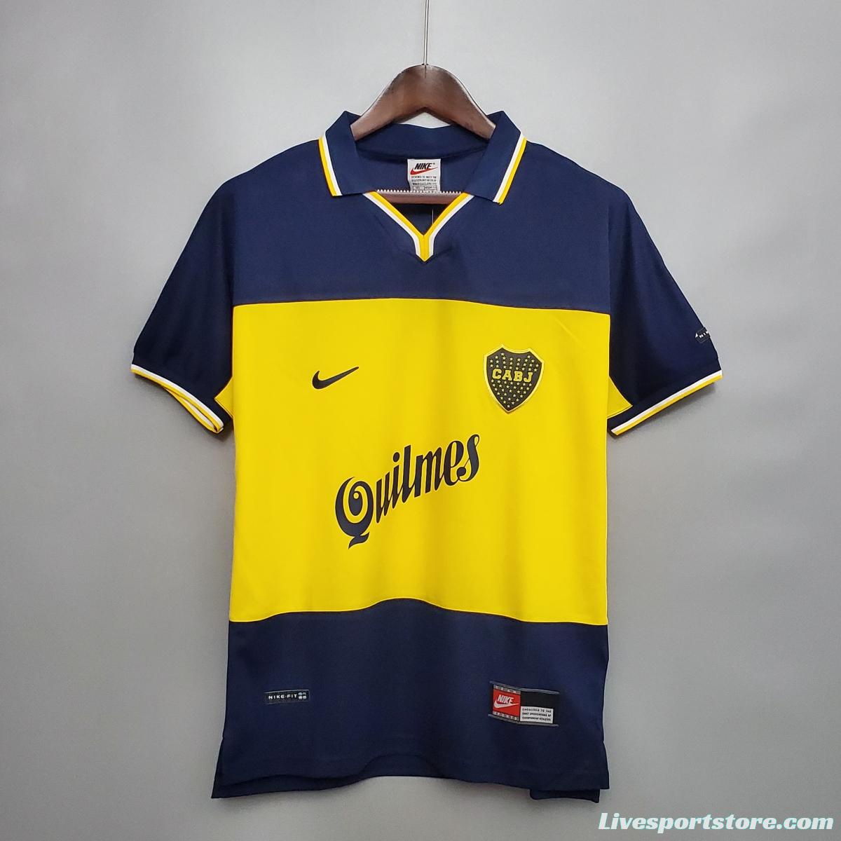 Retro Boca Juniors 1999 home Soccer Jersey