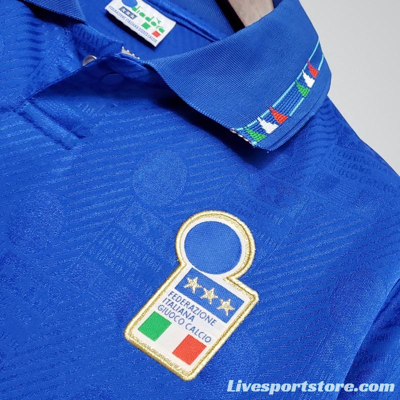 Retro Italy 1994 home Soccer Jersey