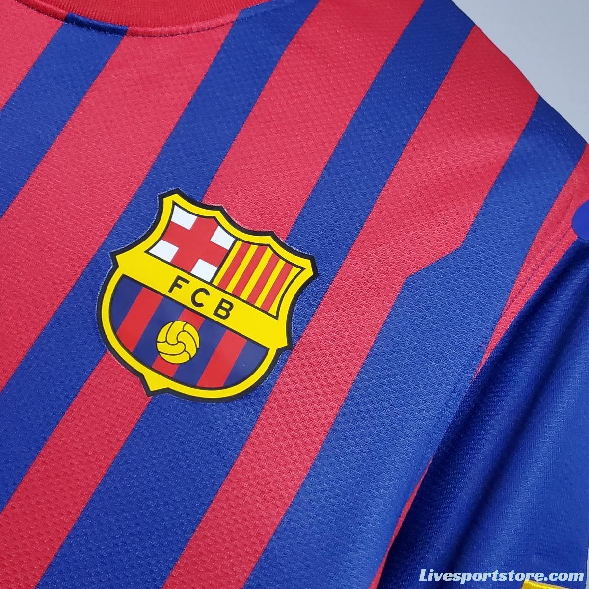 Retro Barcelona 11/12 home Soccer Jersey