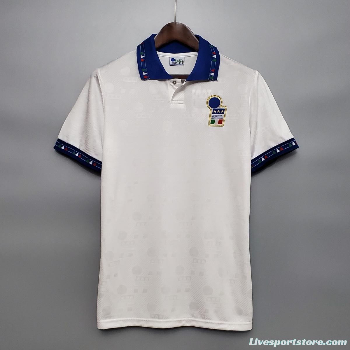 Retro Italy 1994 away Soccer Jersey