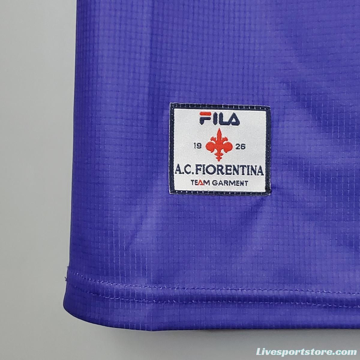 Retro 1998 Fiorentina home Soccer Jersey