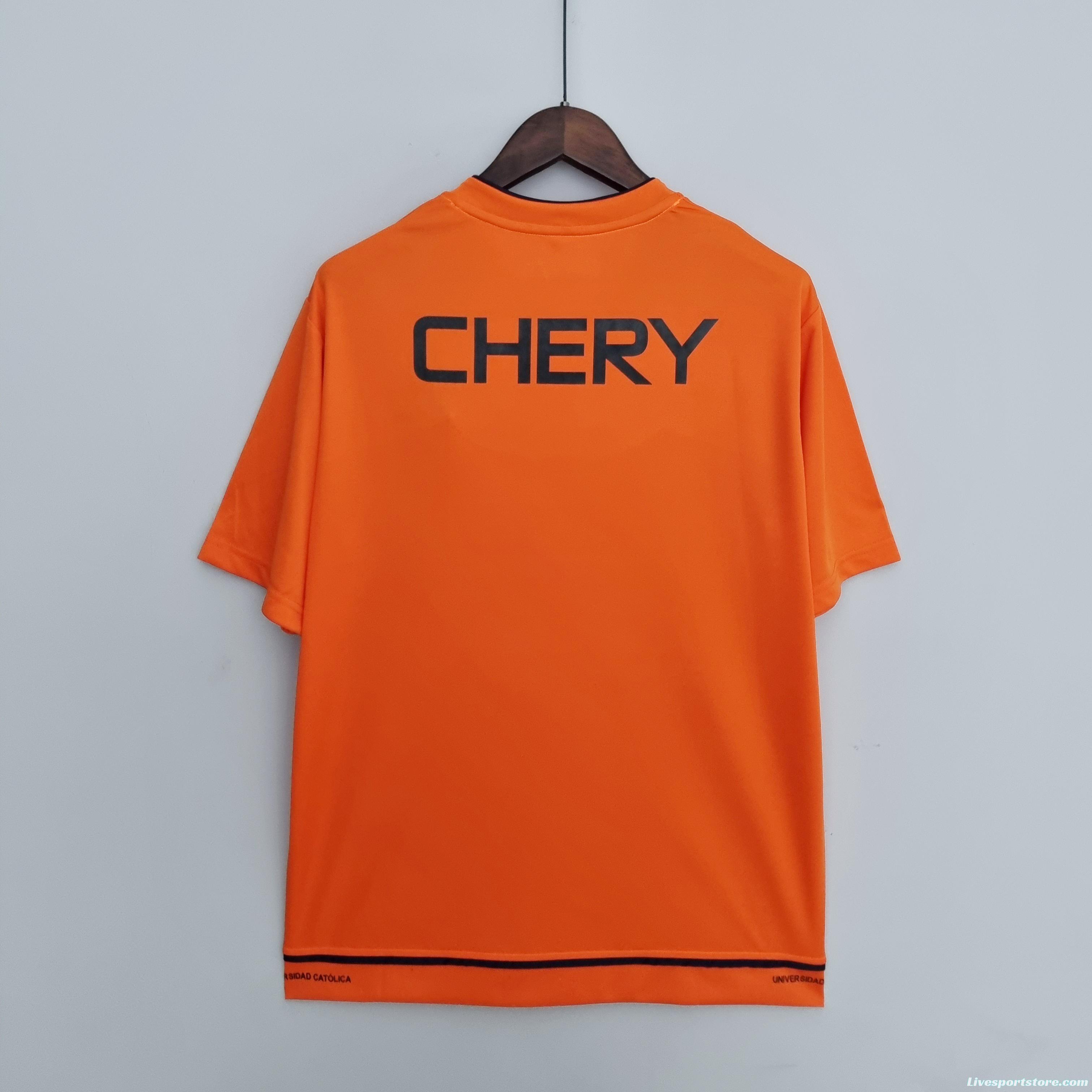 22/23 Catholic Training Suit Orange Soccer Jersey