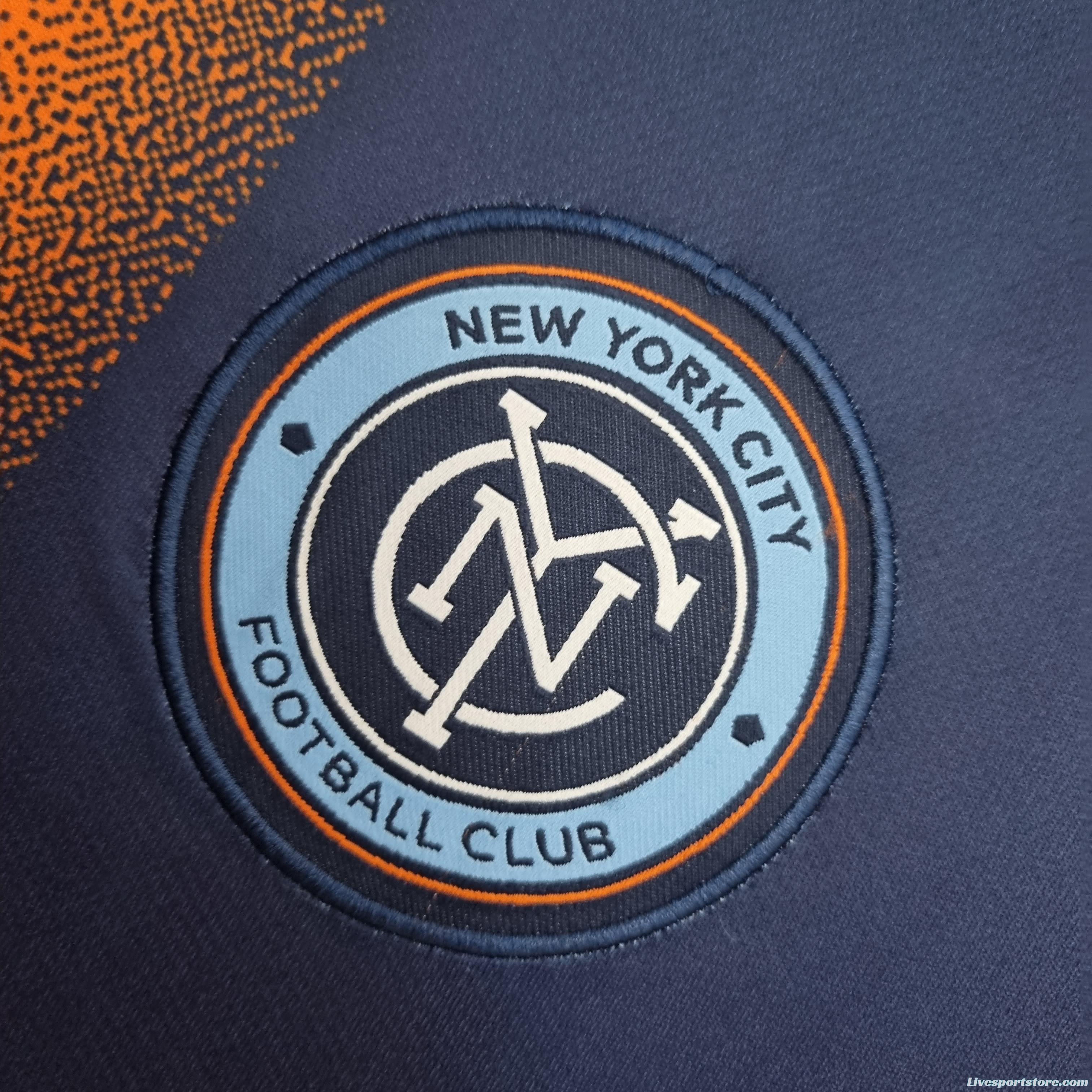 22/23 New York City away Soccer Jersey