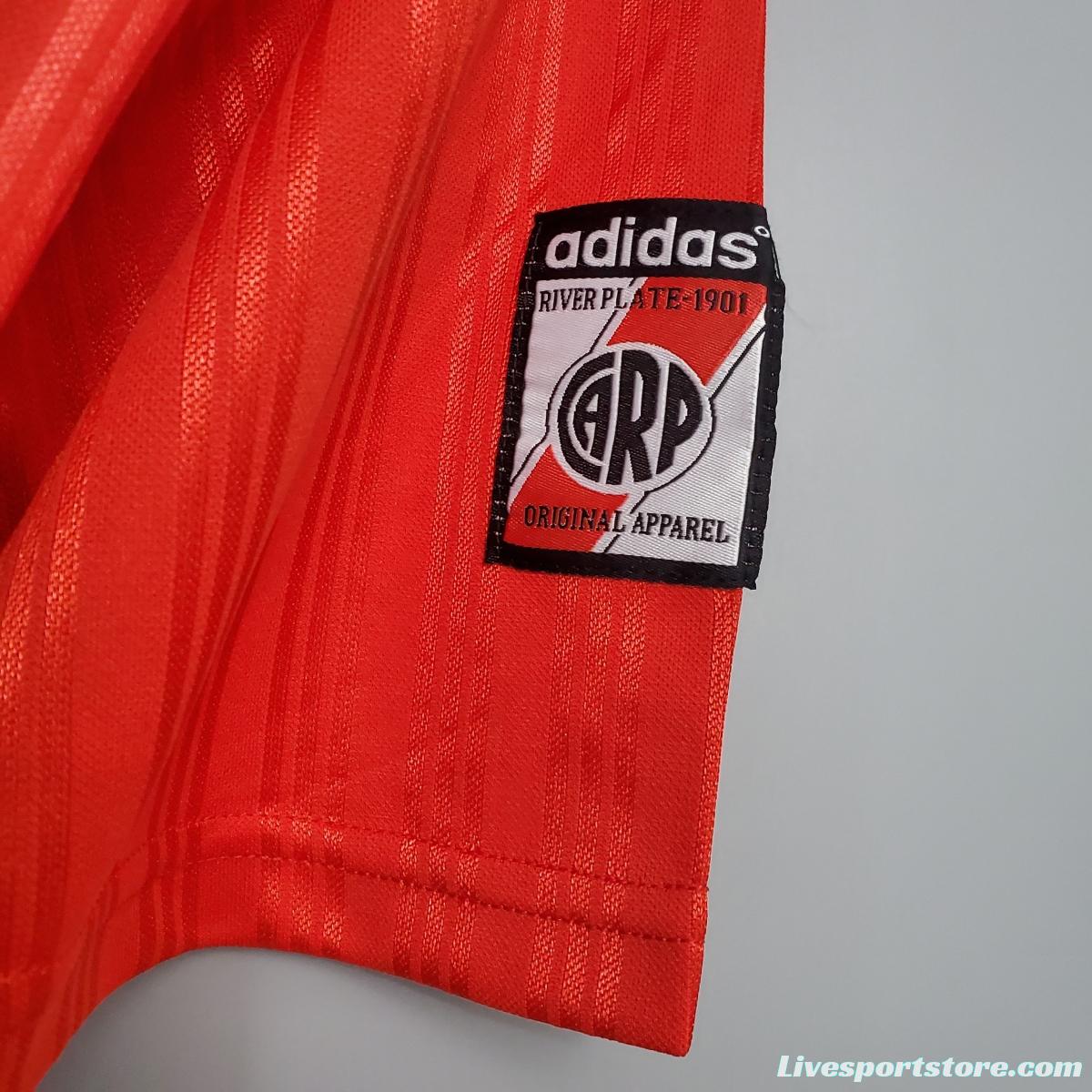 Retro River Plate 95/96 away Soccer Jersey