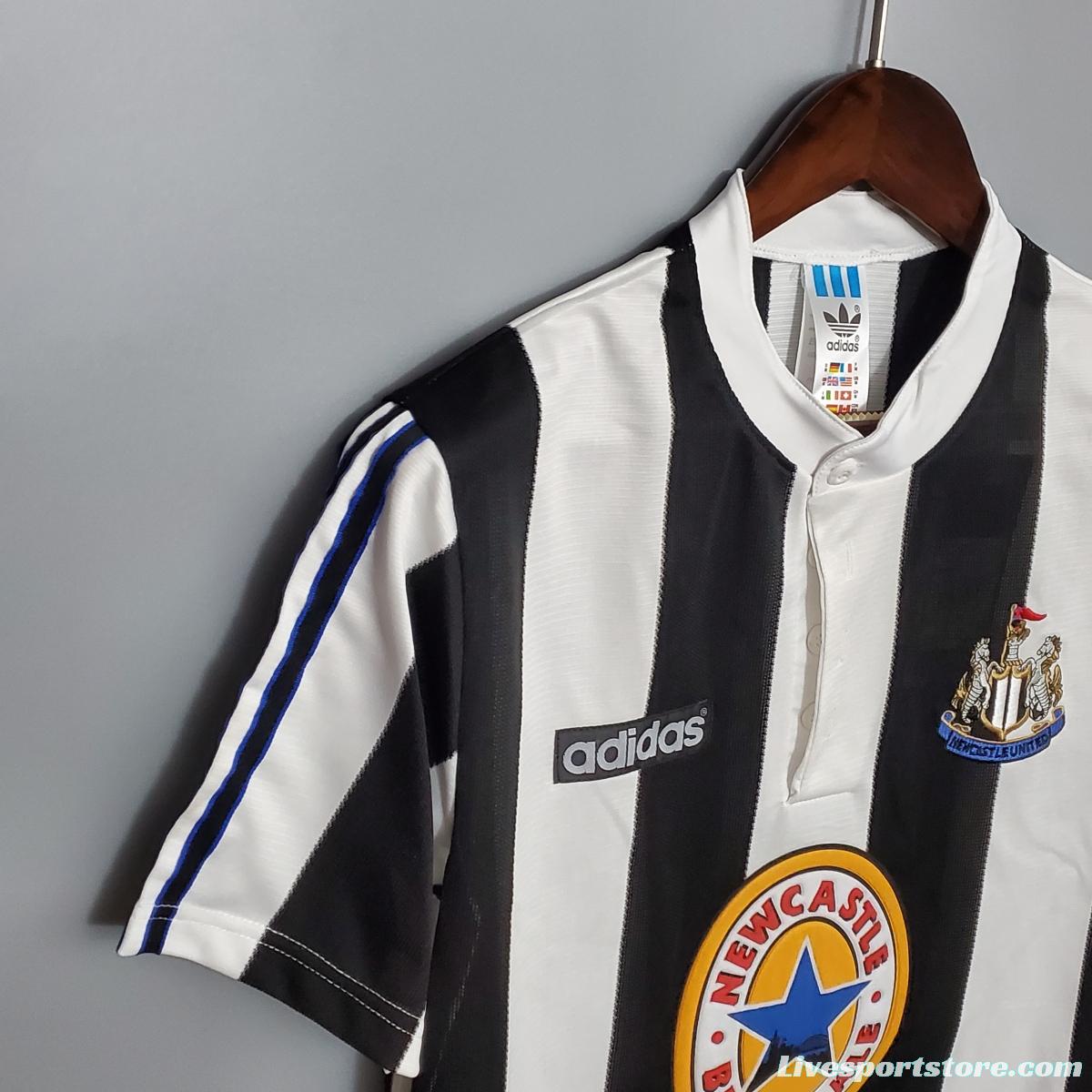 Retro 95/97 Newcastle United home Soccer Jersey