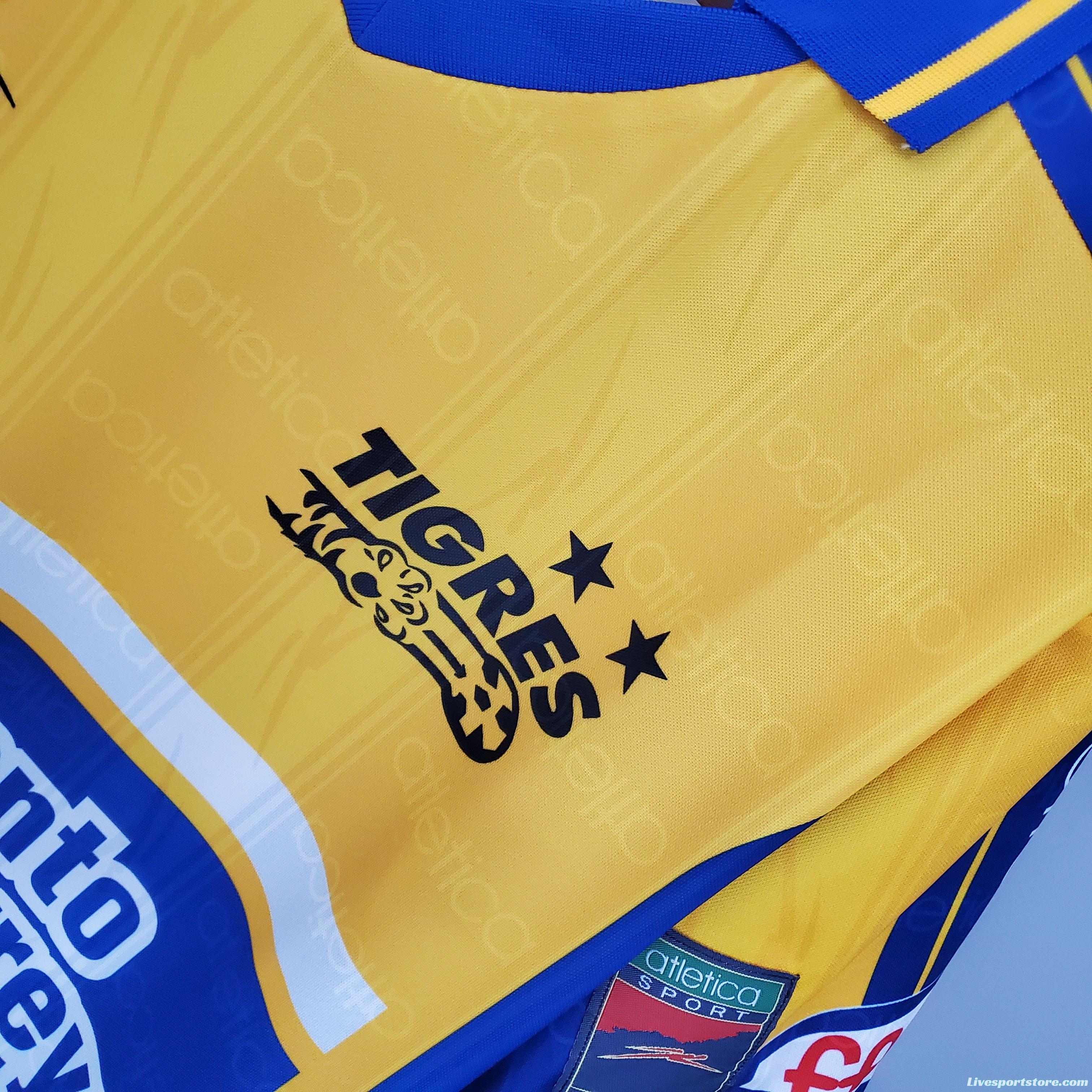 Retro  99/00 Tigres UANL Home Jersey