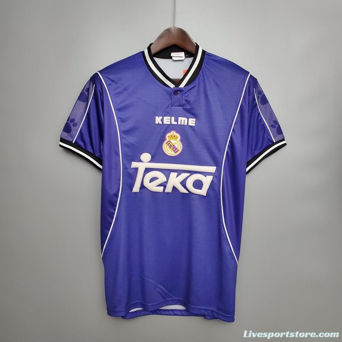 Retro Real Madrid 97/98 away Soccer Jersey