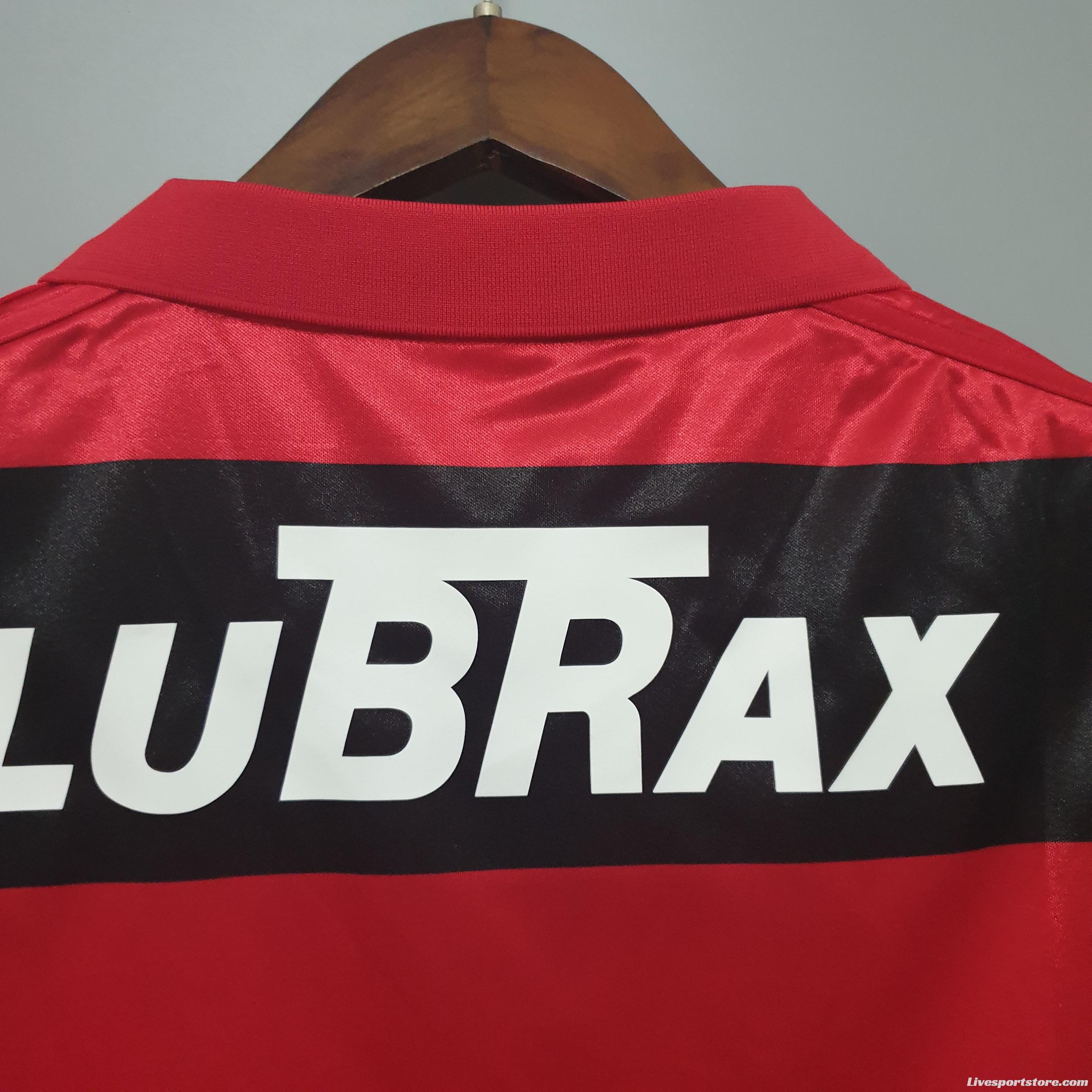 Flamengo 1990 retro shirt home Soccer Jersey