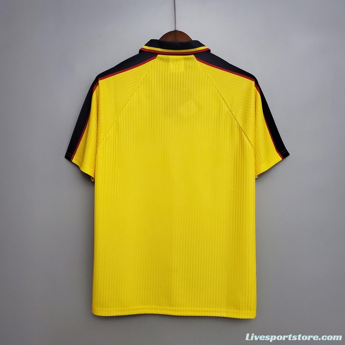 Retro Scotland 96/98 Yellow Soccer Jersey