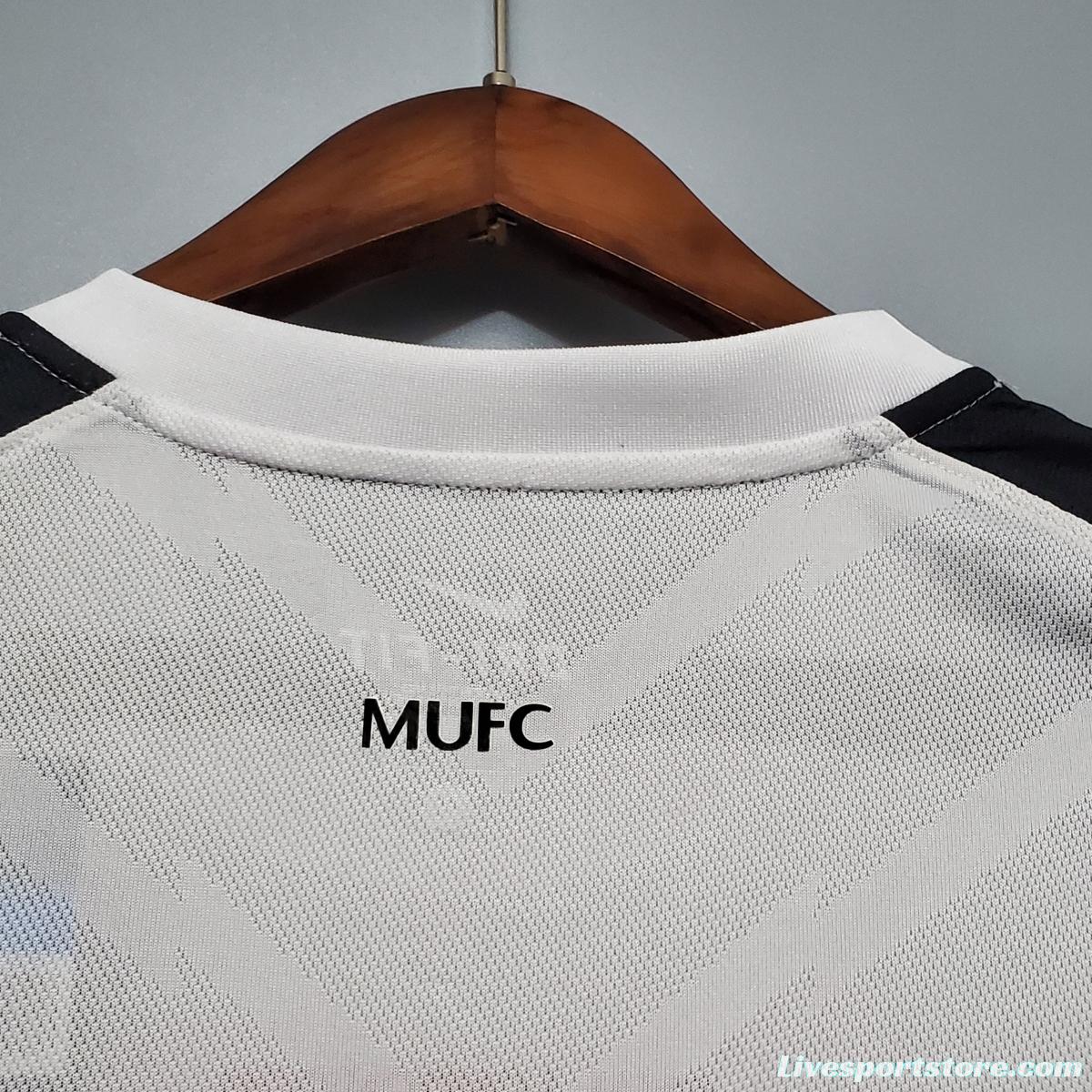 Retro 10/11 Manchester United in the Champions League version away Soccer Jersey