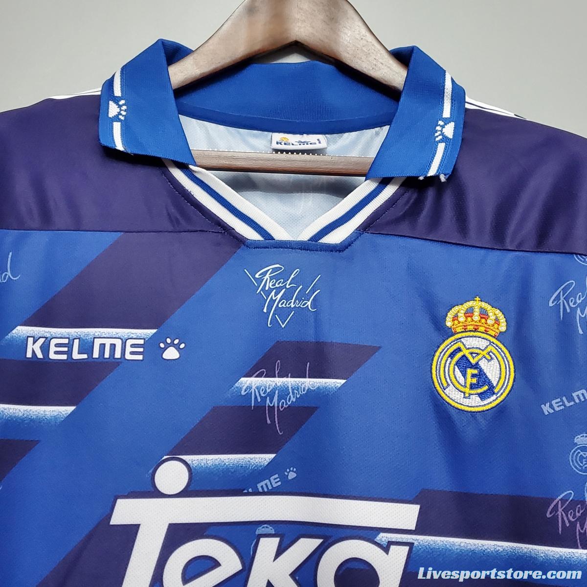 Retro Real Madrid 94/96 away Soccer Jersey