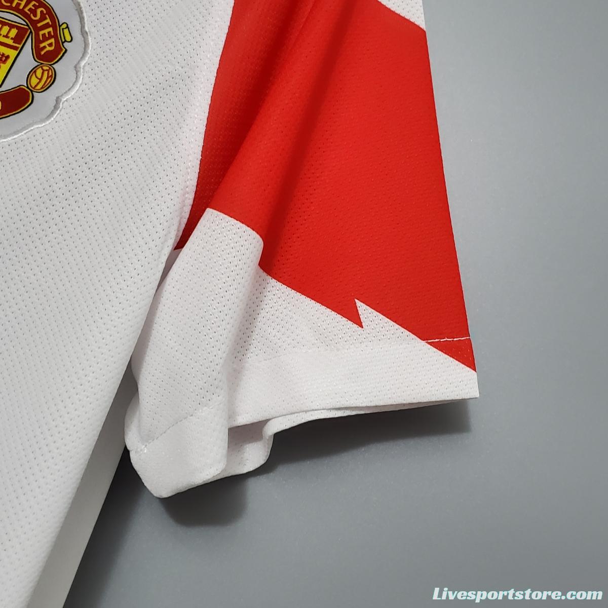 Retro 10/11 Manchester United in the Champions League version away Soccer Jersey