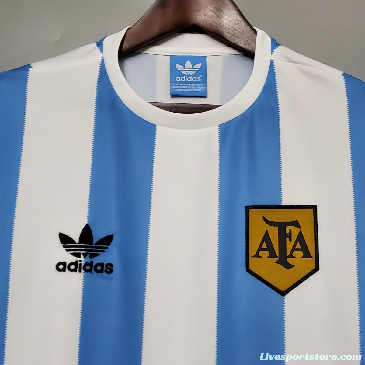 Retro 1978 Argentina home Soccer Jersey