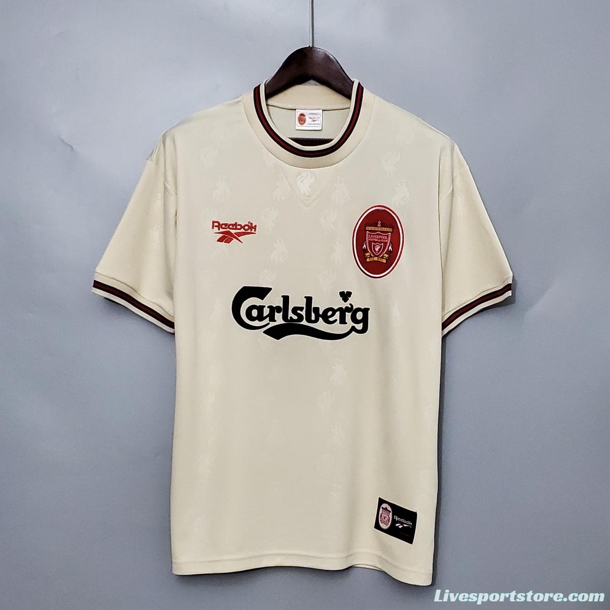 Retro 96/97 Liverpool away Soccer Jersey