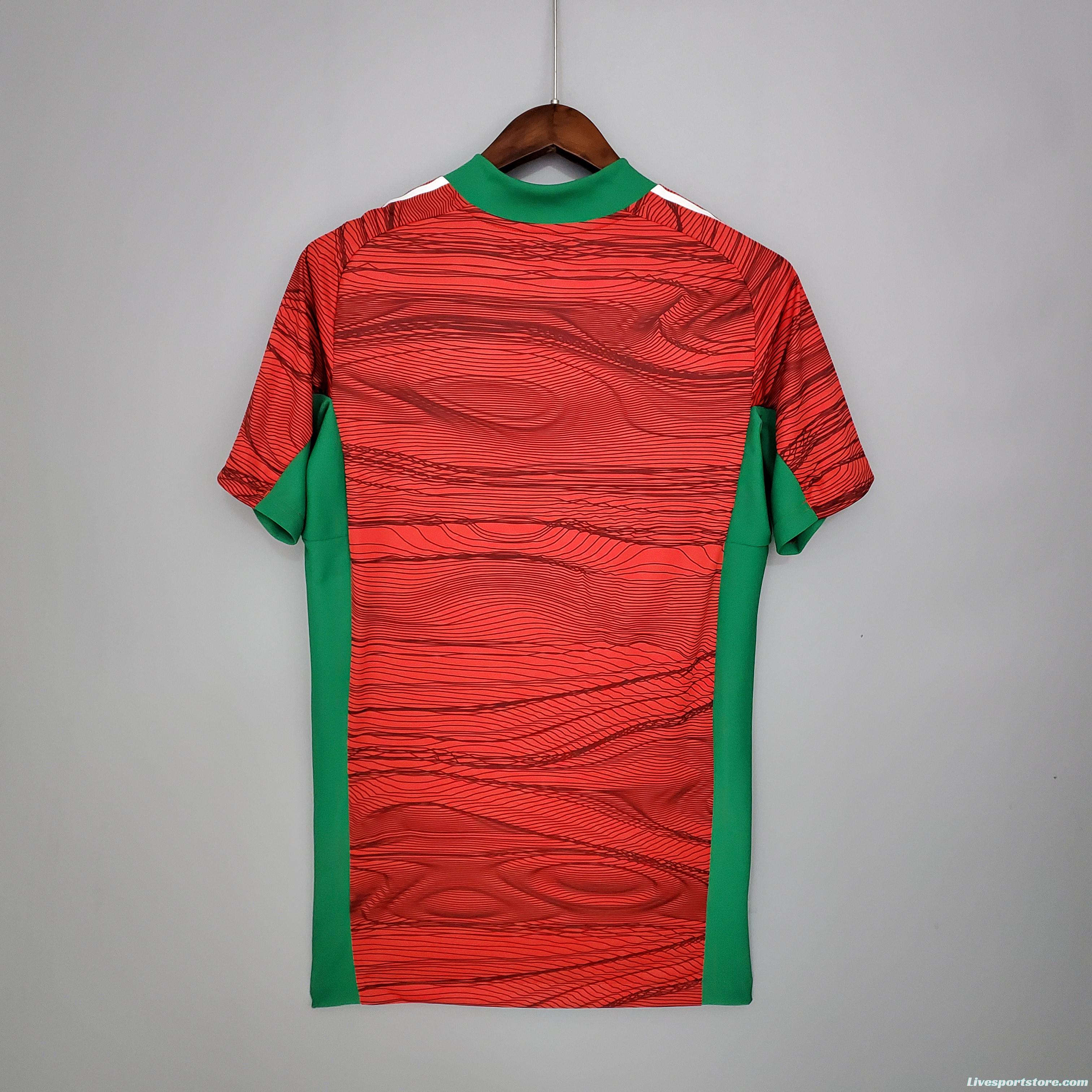 21/21 Goalkeeper Cruzeiro Red Soccer Jersey