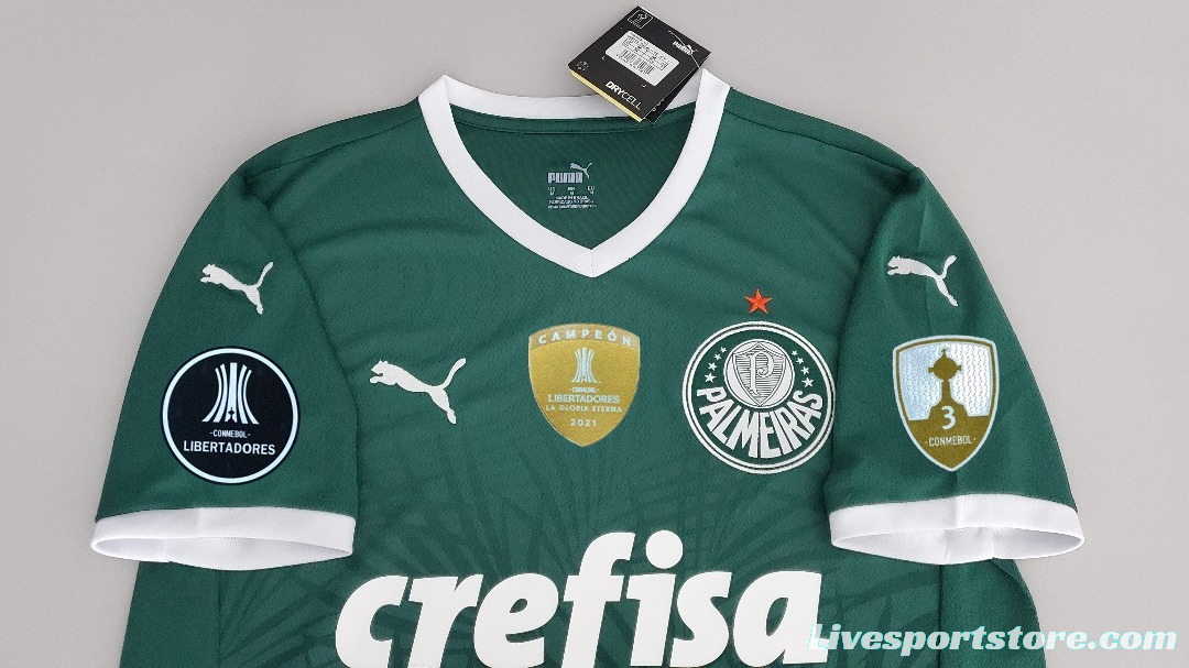 22/23 all sponsor Palmeiras home Soccer Jersey