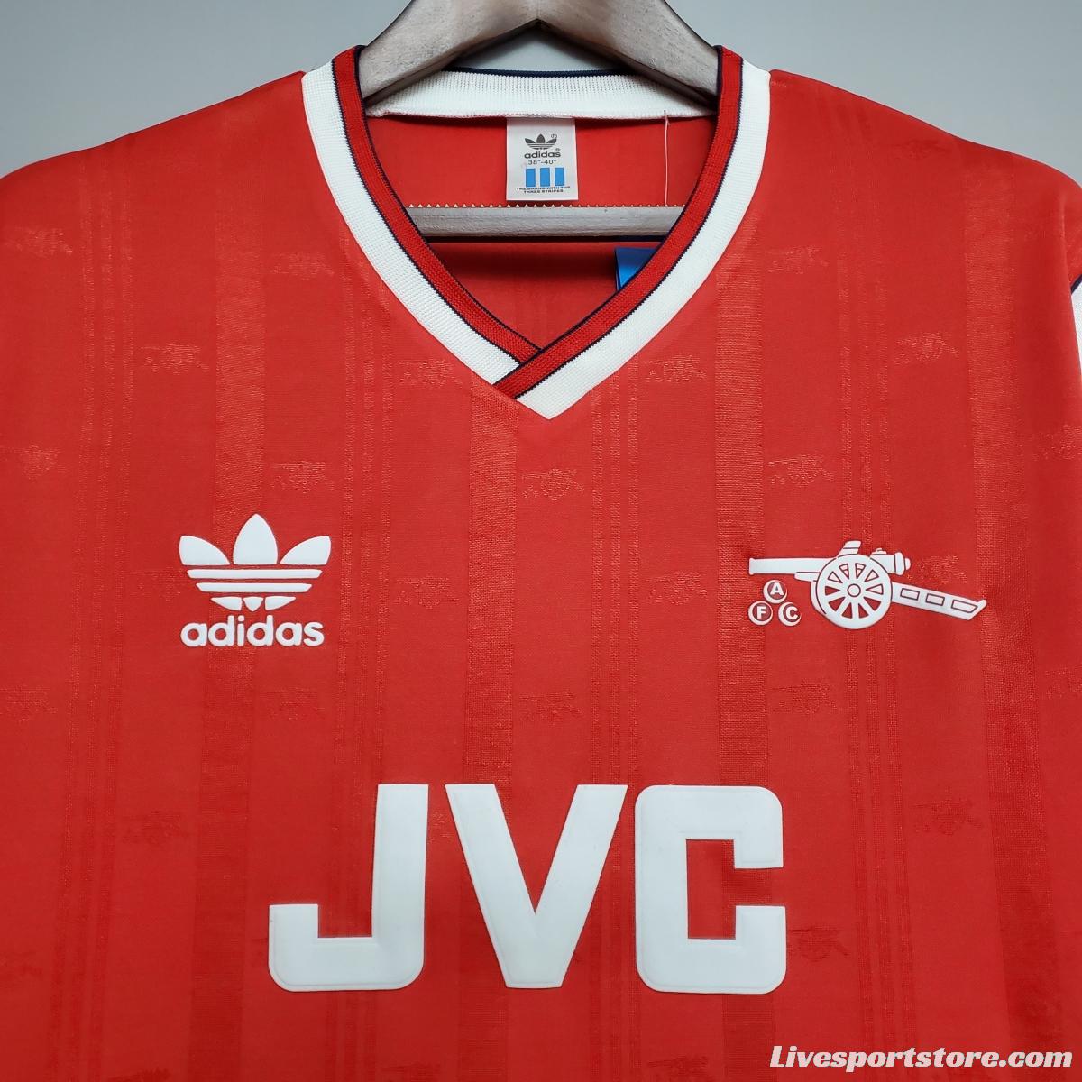 Retro 88/89 Arsenal home Soccer Jersey