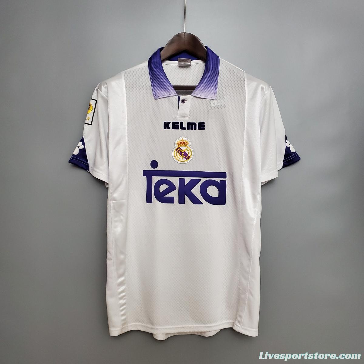 Retro Real Madrid 97/98 home Soccer Jersey