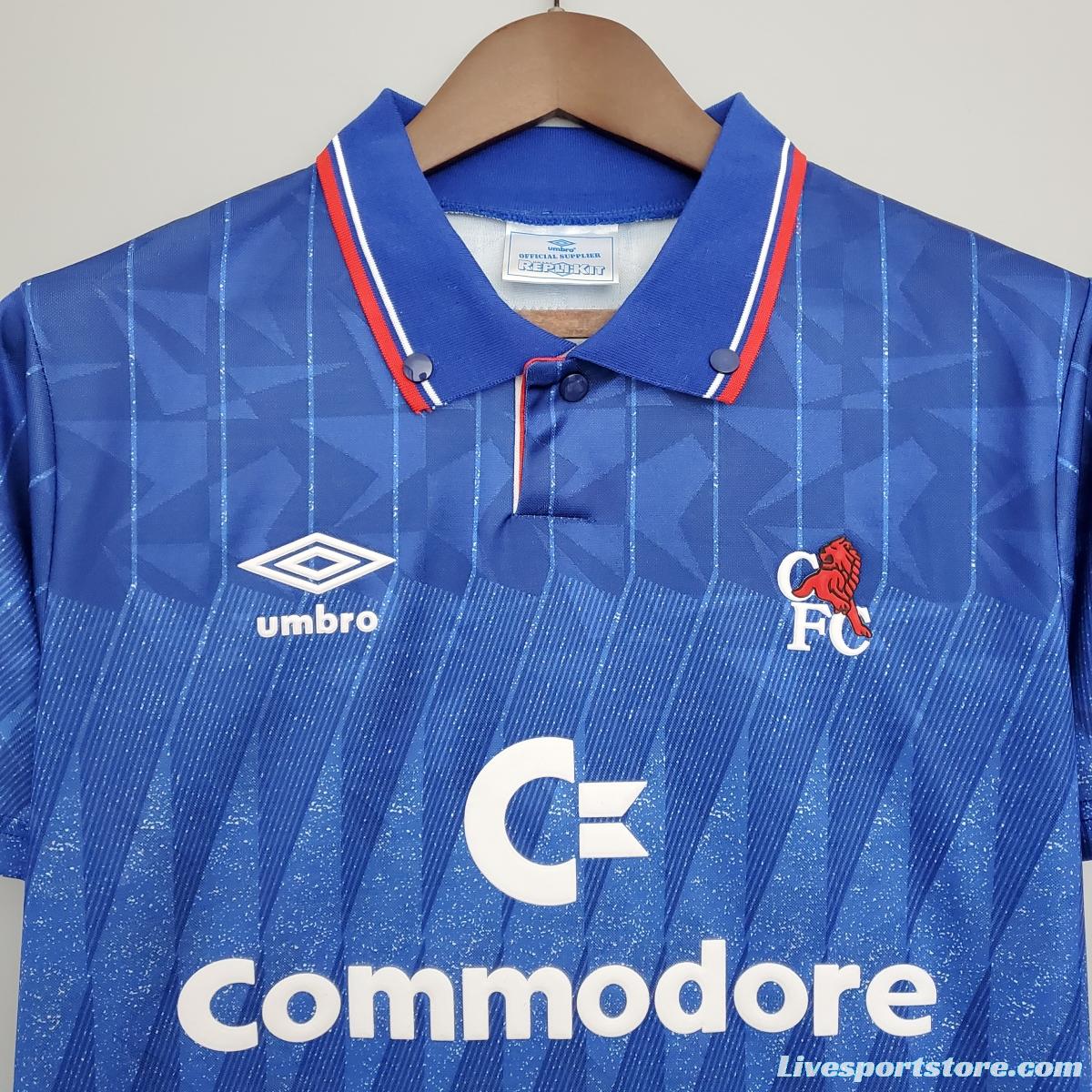 Retro Chelsea 89/91 home Soccer Jersey