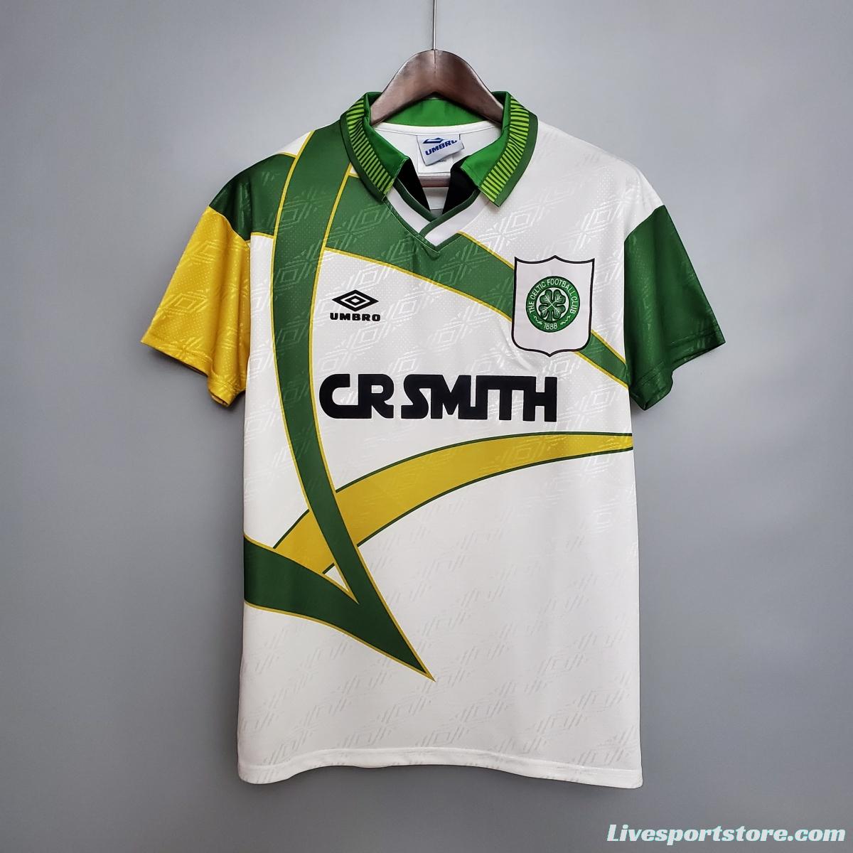 Retro Celtic 93/95 home Soccer Jersey