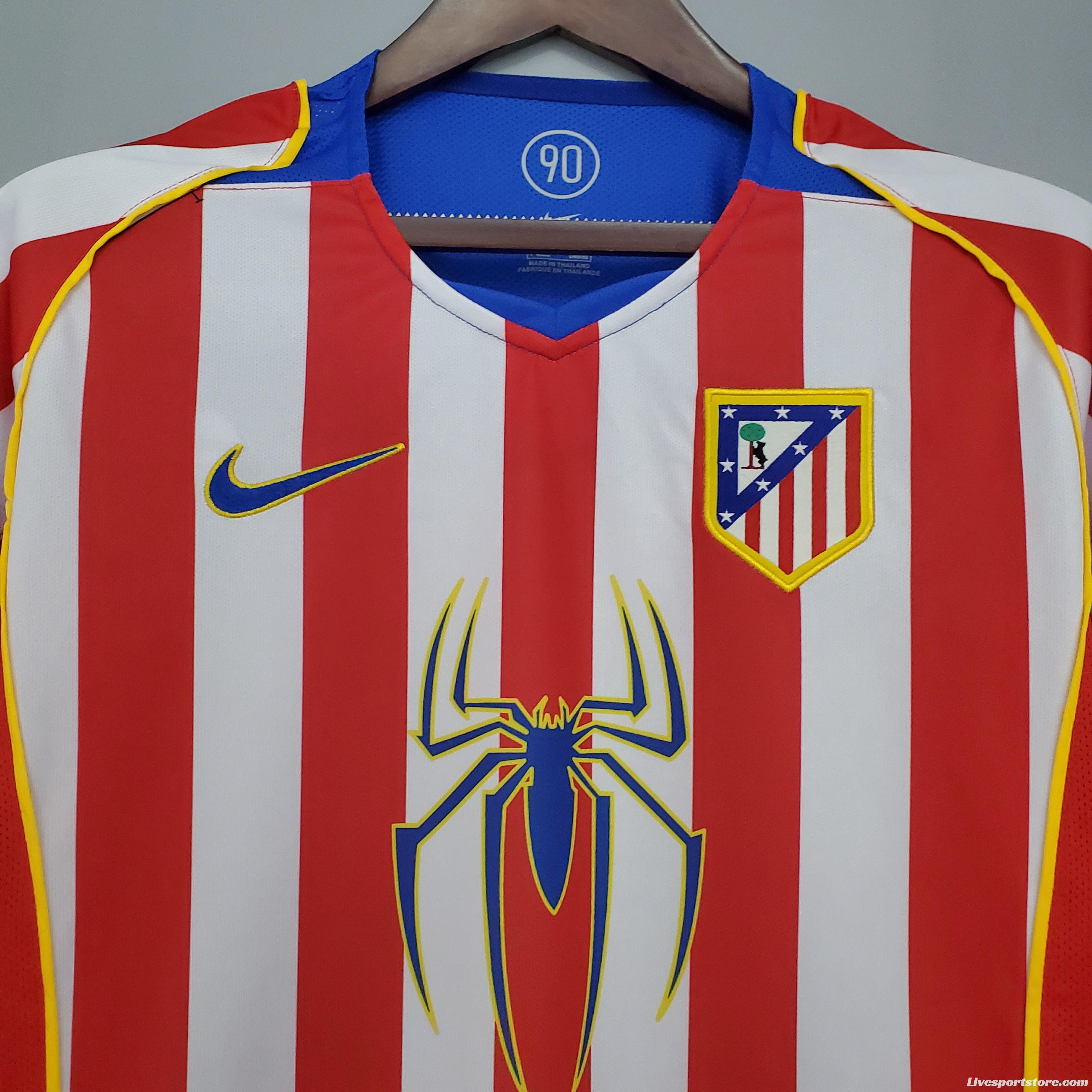 Retro Atletico Madrid 04/05 home Soccer Jersey