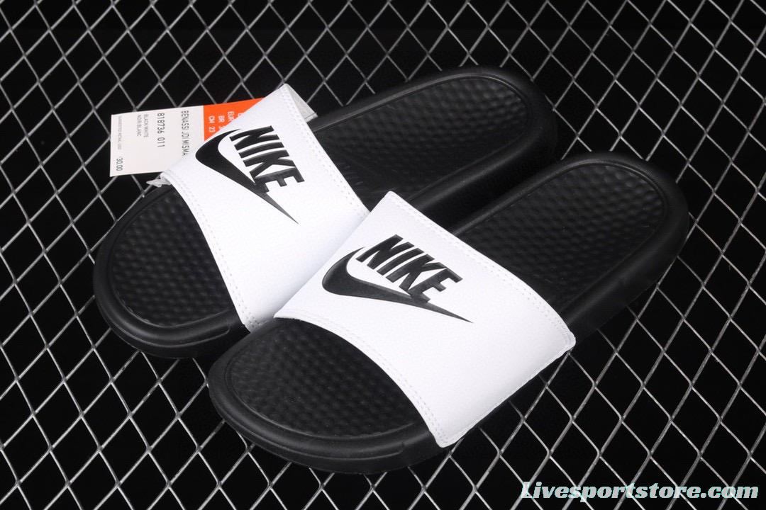 NIKE Benassi Dou Ultra Slid # PEACEMINUSONE same style # authentic slippers Life mixed Summer Beach slippers 818736-011