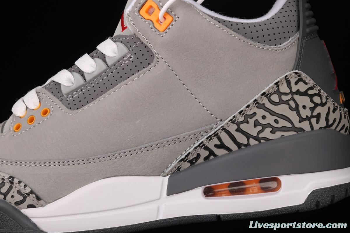 Air Jordan 3 Cool Grey AJ3 Joe 3 Wolf CT8532-012