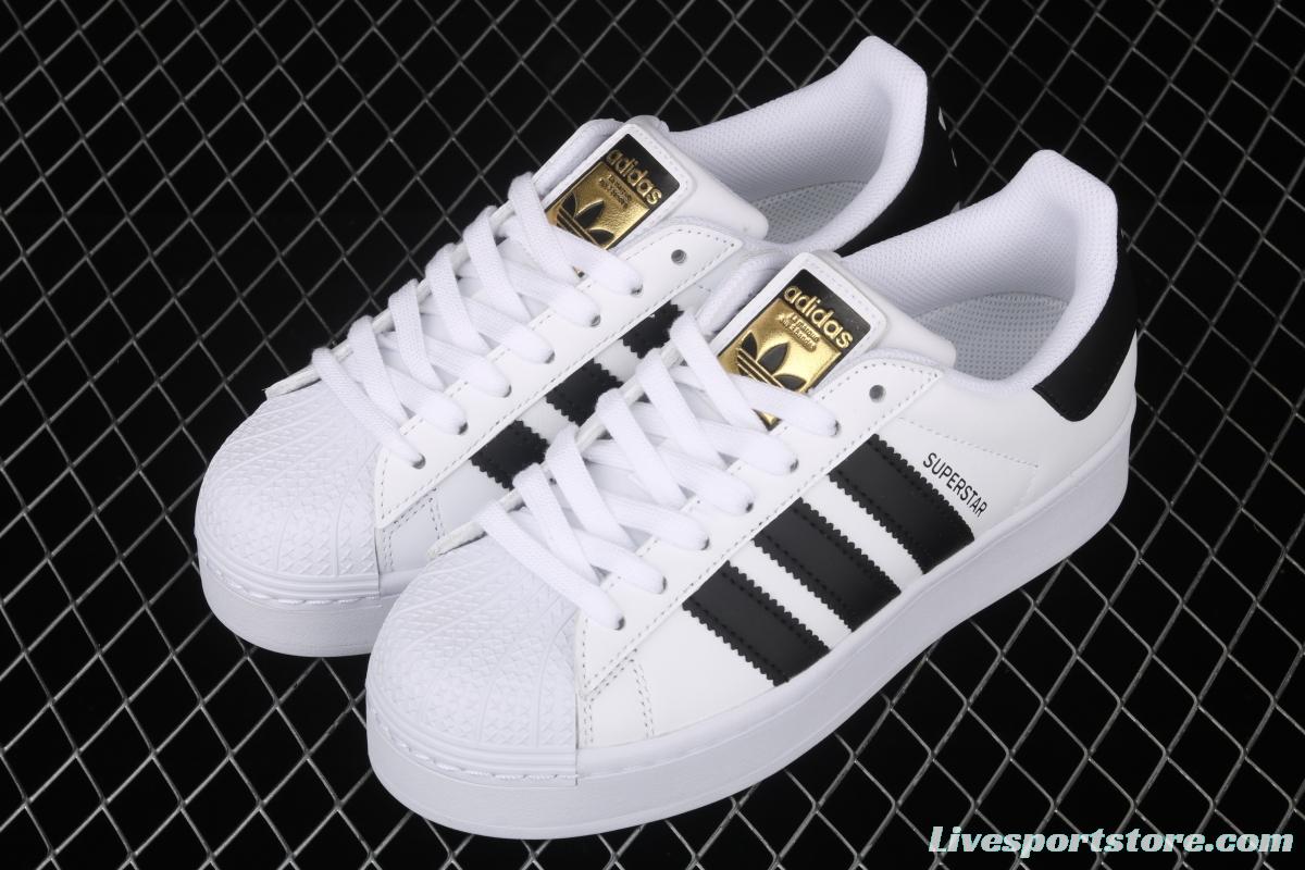 Adidas Superstar FW5771 shell head and thick soles raised casual board shoes