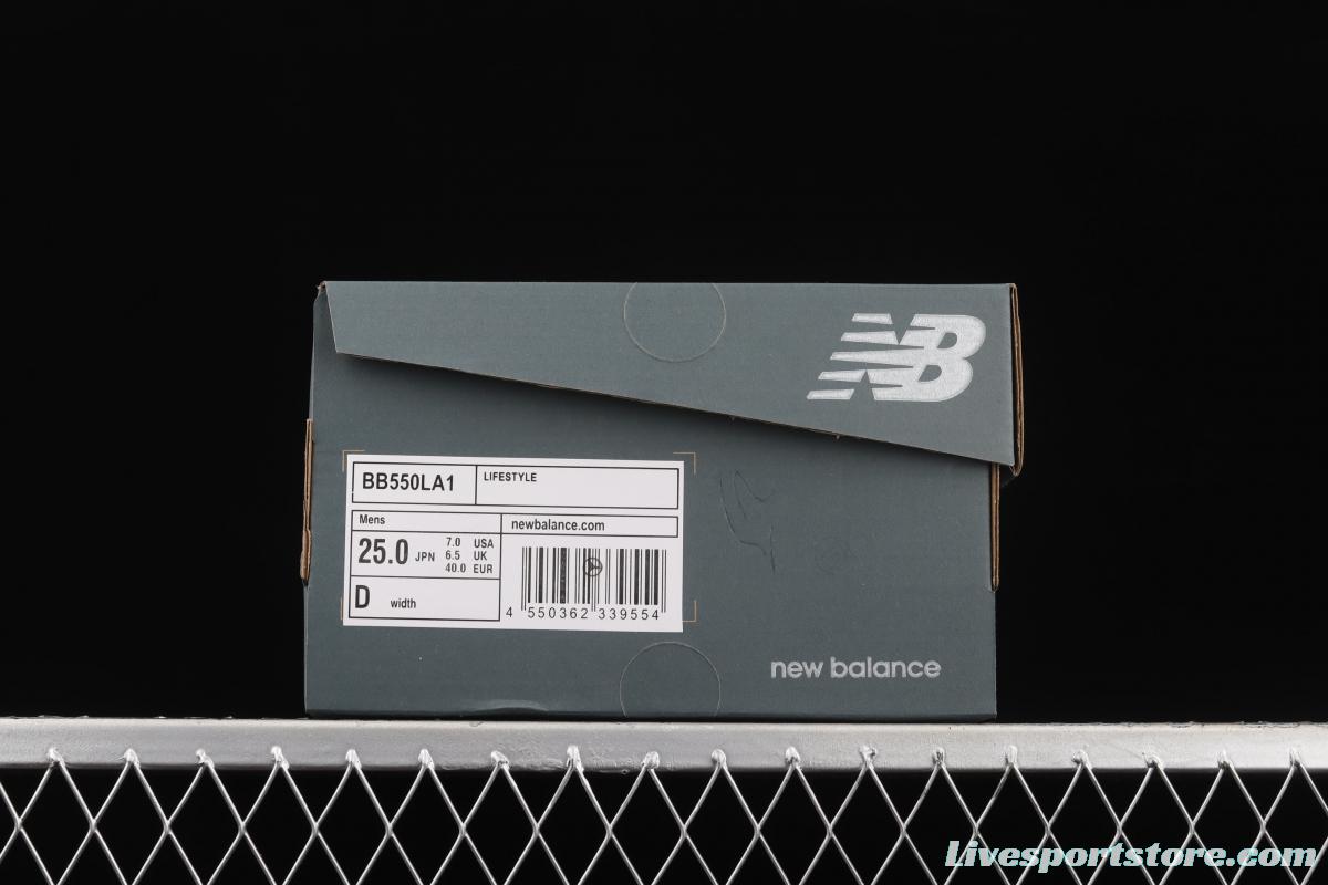 New Balance BB550 series new balanced leather neutral casual running shoes BB550LA1