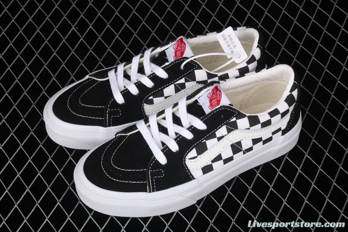 Vans Sk8-Low classic checkerboard low-top casual board shoes VN0A4UUK4W7 canvas shoes