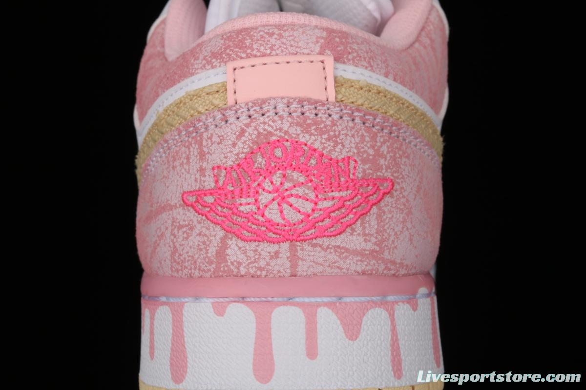 Air Jordan 1 Low GS low-top ice cream low-top basketball shoes CW7104-601