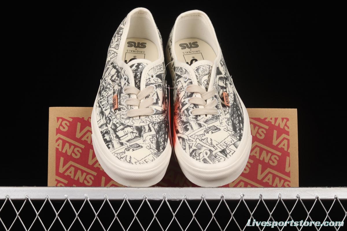 SNS x Vans Authentic joint low-top casual shoes VN0A4BV9676