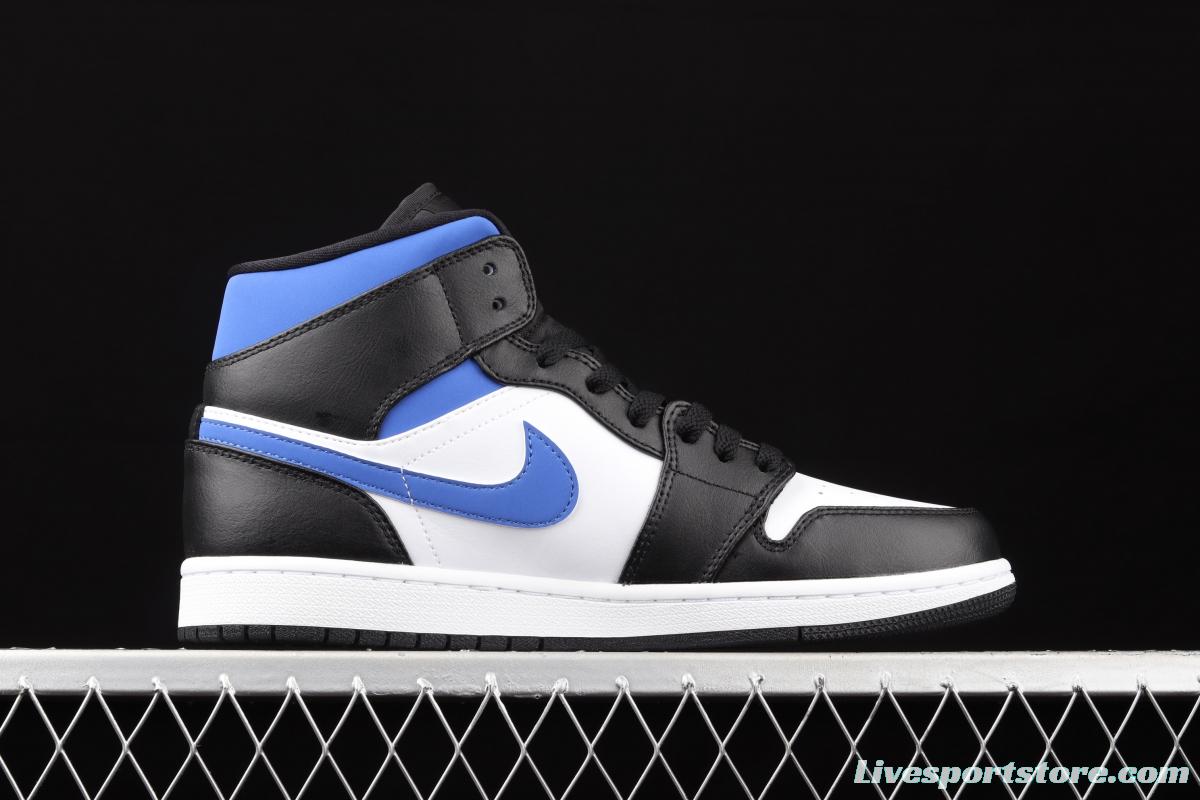 Air Jordan 1 Mid Royal Blue Zhongbang Basketball shoes 554724-140