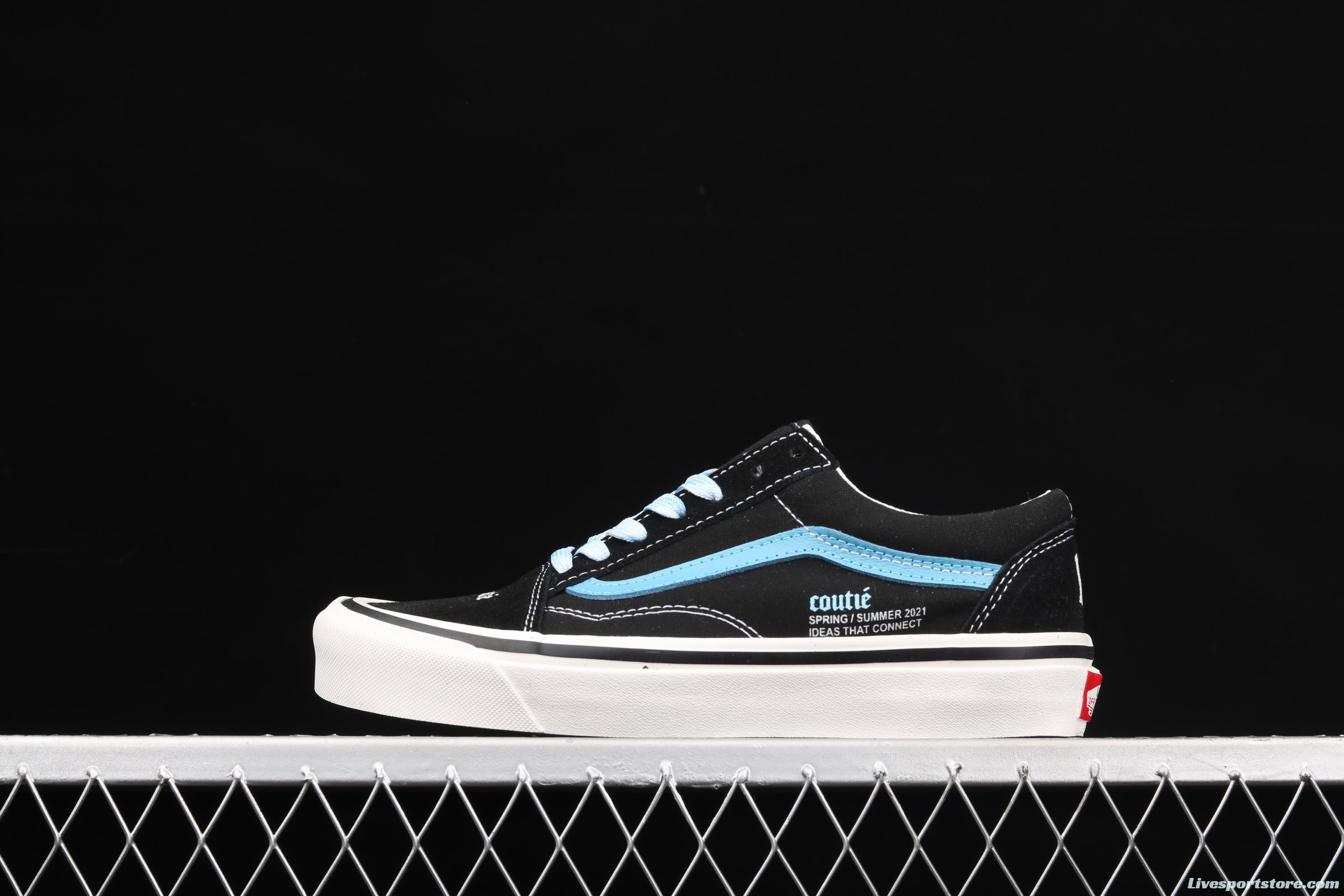 Vans couti é Old Skool 36 DX Old C Logo # 4 2021 blockbuster customized VN0A4BV76FX