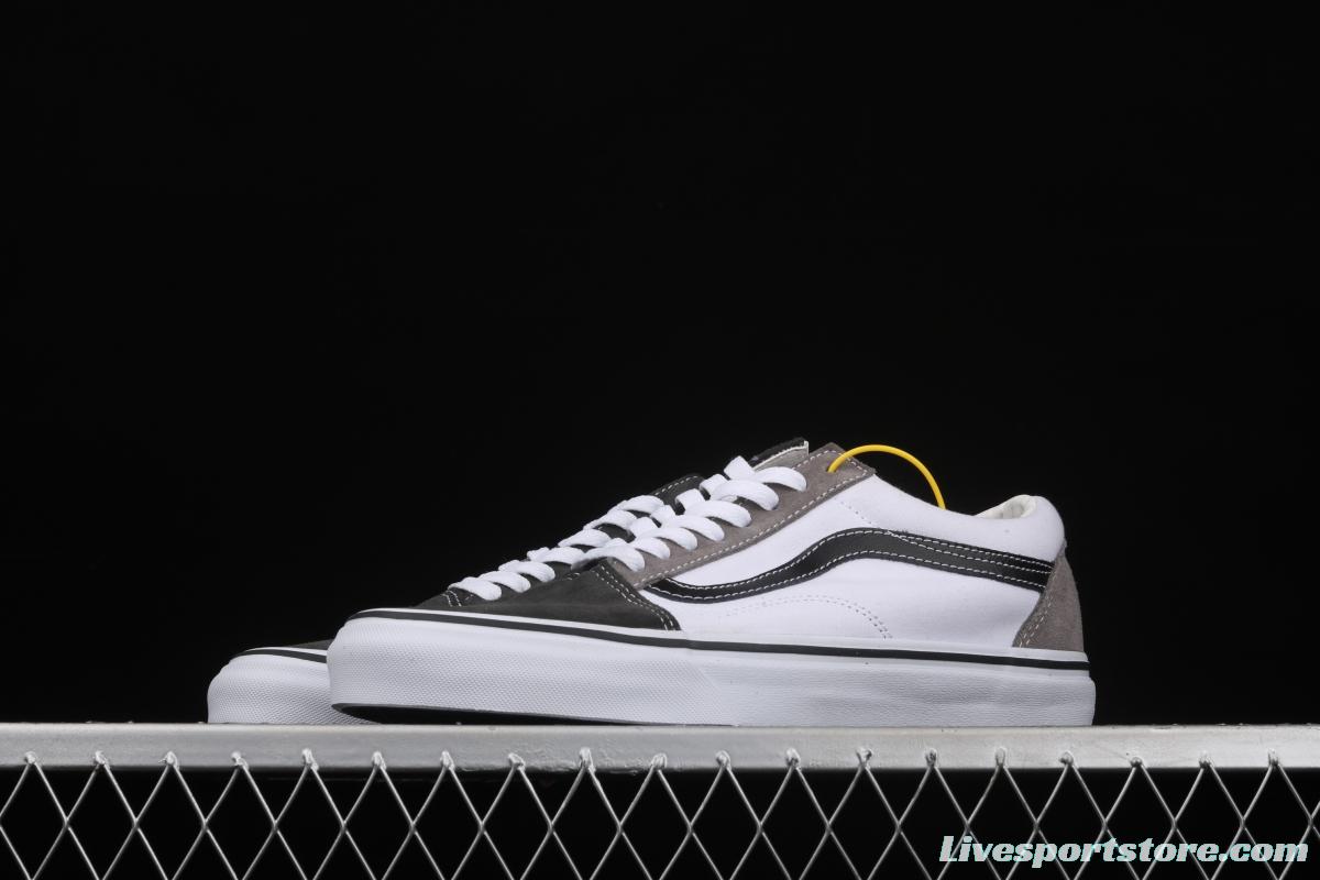 Vans Old Skool Vance black, white and gray color low-side vulcanized canvas casual shoes VN0A4BVAK10