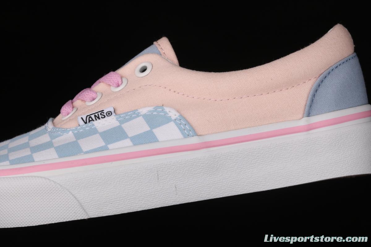 Vans Era blue powder checkerboard low-top casual board shoes VN0A4BV5VEG