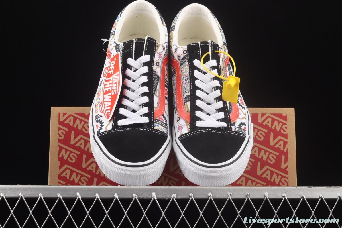 Vans Style 36 Moroccan style theme series high top leisure sports board shoes VN0A54F6687