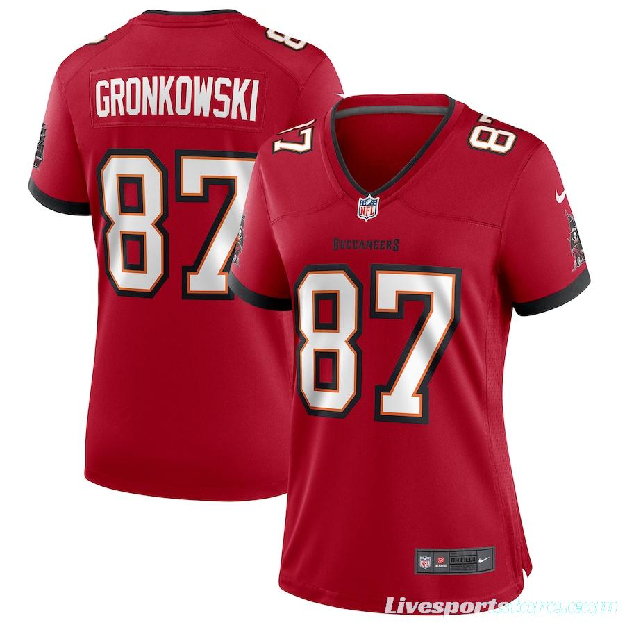 Women's Rob Gronkowski Red Player Limited Team Jersey