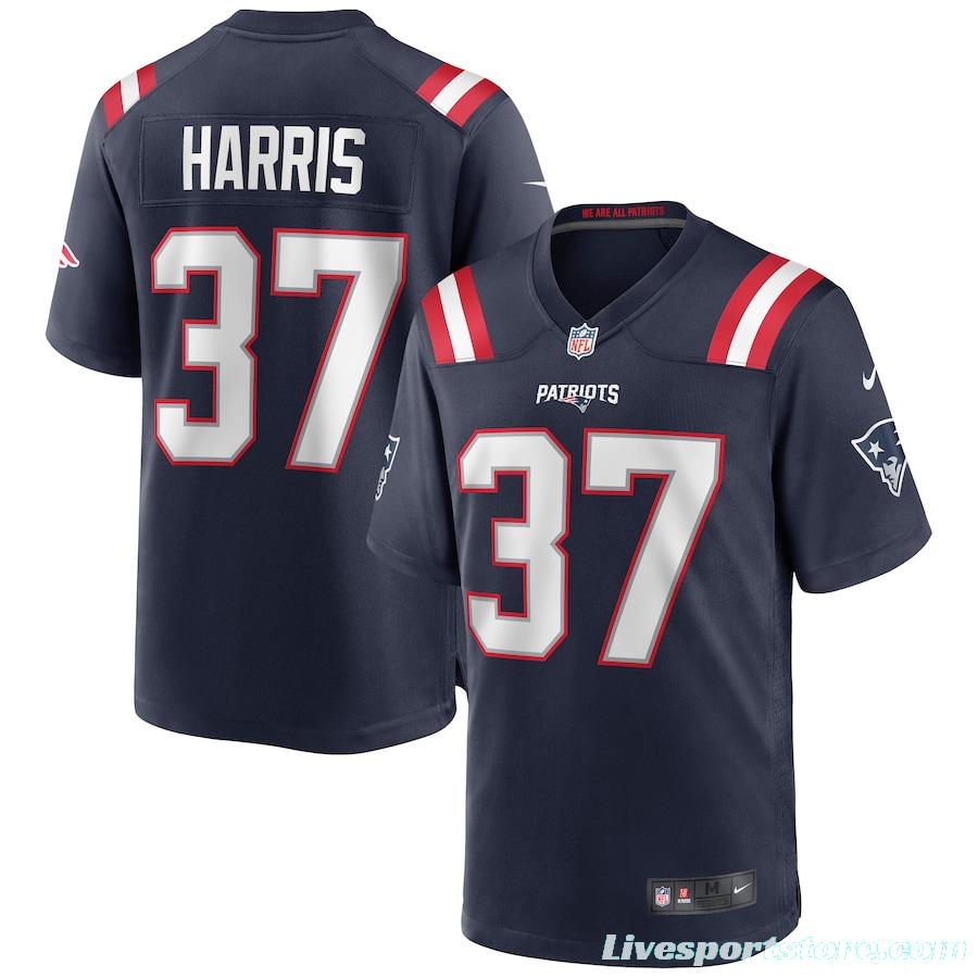 Men's Damien Harris Navy Player Limited Team Jersey