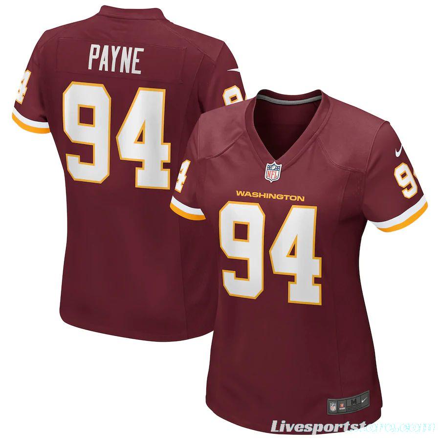 Women's Daron Payne Burgundy Player Limited Team Jersey