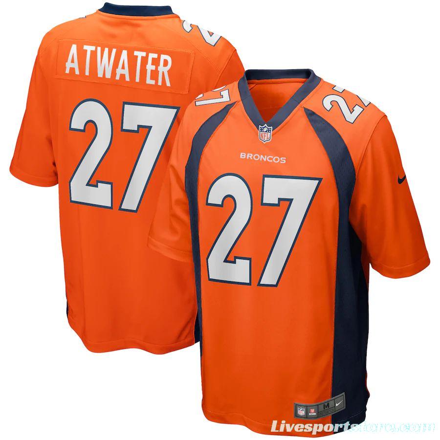 Men's Steve Atwater Orange Retired Player Limited Team Jersey