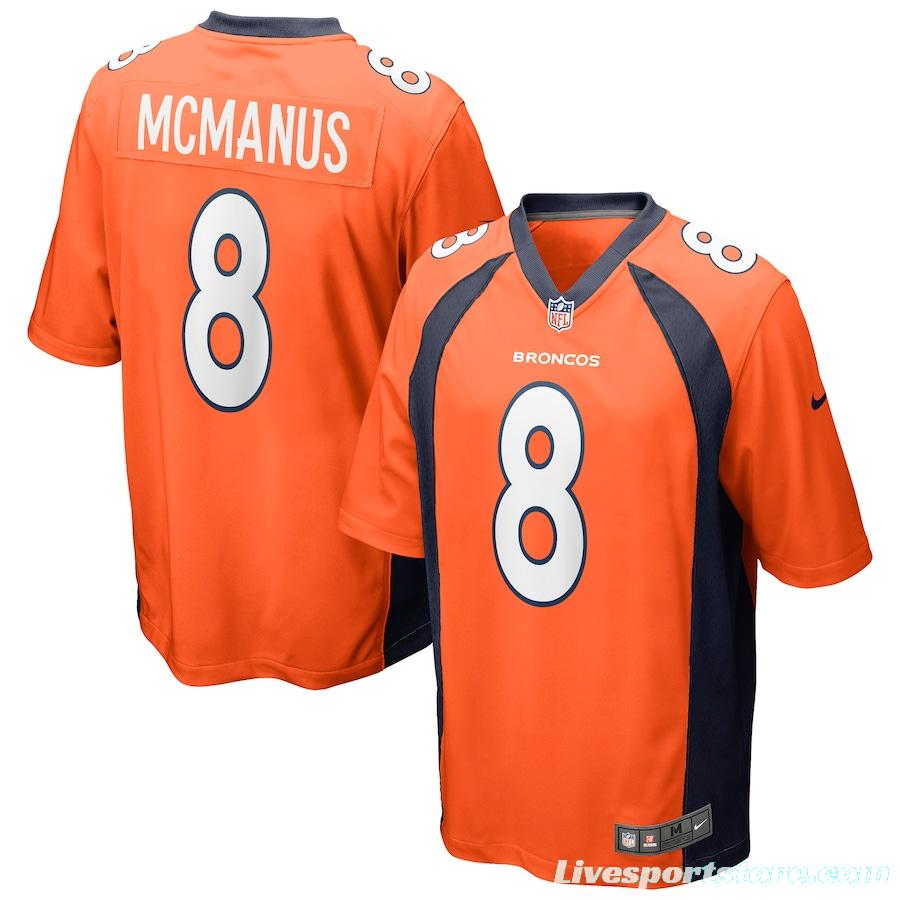 Men's Brandon McManus Orange Player Limited Team Jersey