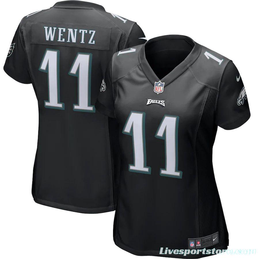 Women's Carson Wentz Black Event Player Limited Team Jersey