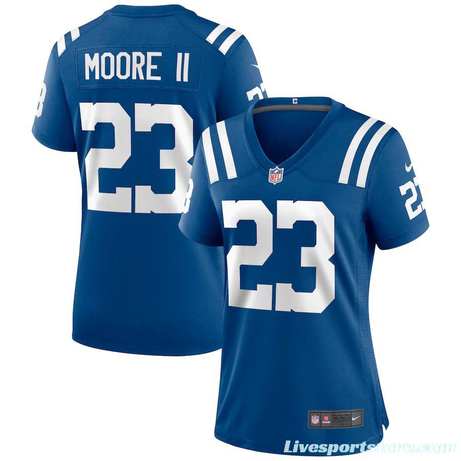 Women's Kenny Moore II Royal Player Limited Team Jersey