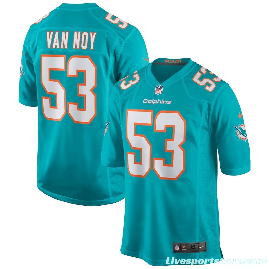 Men's Kyle Van Noy Aqua Player Limited Team Jersey