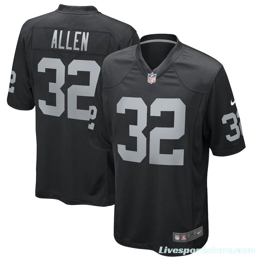 Men's Marcus Allen Black Retired Player Limited Team Jersey