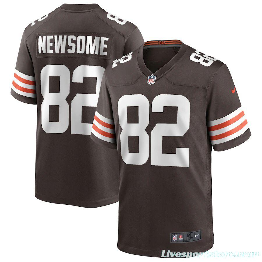 Men's Ozzie Newsome Brown Retired Player Limited Team Jersey