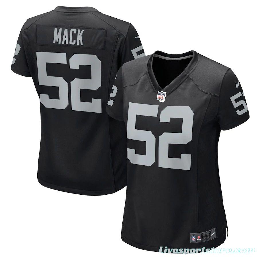 Women's Khalil Mack Black Player Limited Team Jersey